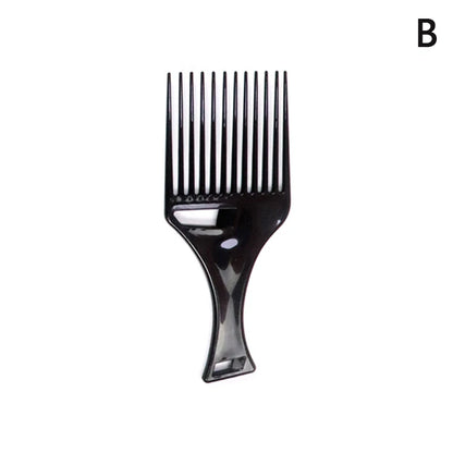 Wide Tooth Afro Pick Comb – Plastic Curly Hair Styling Tool