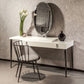 Makeup Vanity Glam Dressing Table with Led Mirror and Drawers Makeup Vanities