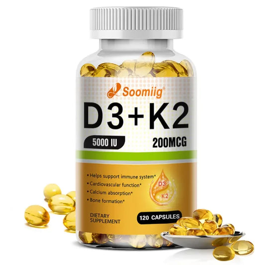 Vitamin K2 + D3 – Immune & Calcium Absorption Support (120 Ct)