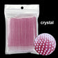 100PCS Eyelash Cleaning Swabs – Lash Extension & Glue Remover Tools