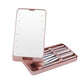 LED Light Makeup Mirror – Travel Compact & Foldable