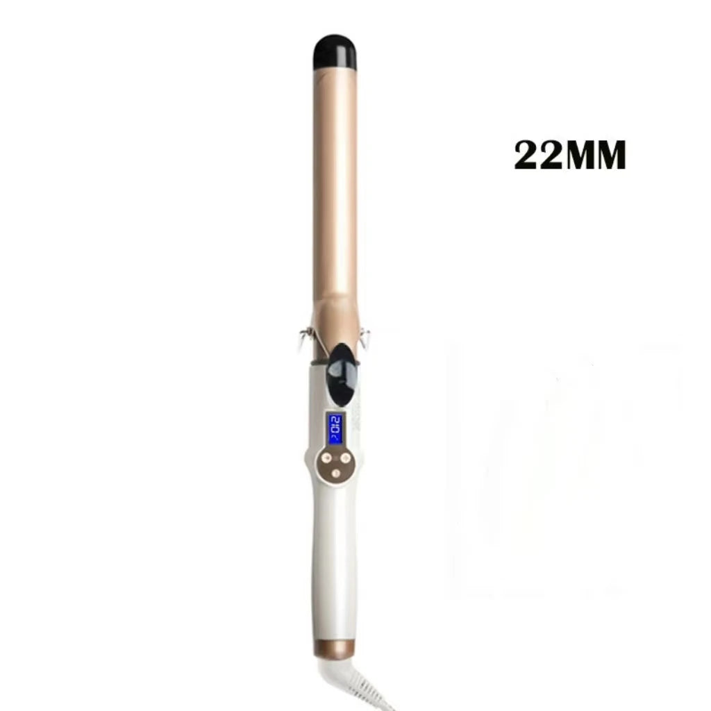 LCD Hair Curler Wand – Professional Curling Iron 9–38mm
