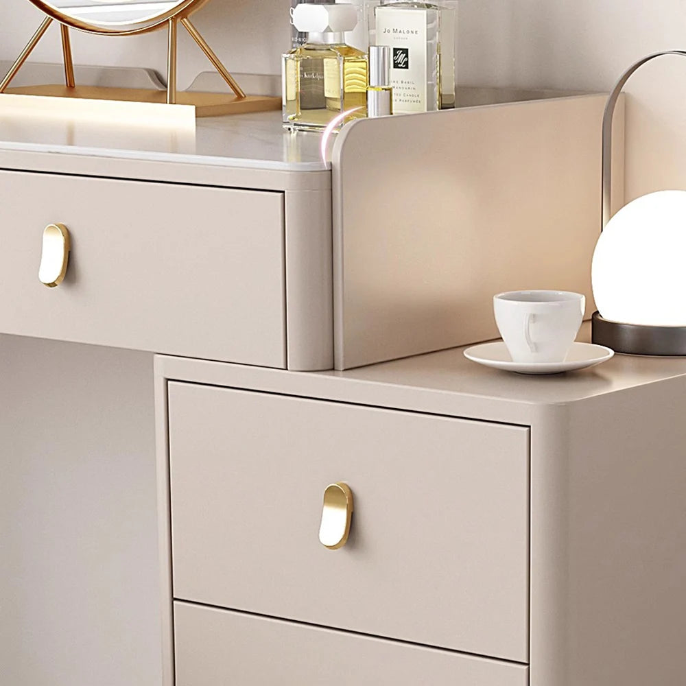 Makeup Dressing Vanity Table Organizer Drawers Modern Vanity Table Bedroom Table De Maquillage Avec Miroir Bedroom Furniture