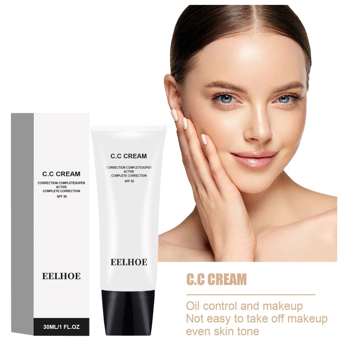 CC Cream Foundation – Korean Skin Brightening Concealer (30g)