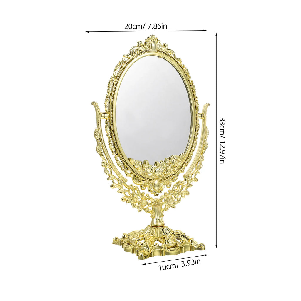 Retro Oval Swivel Vanity Mirror