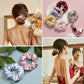 3-Piece Silk Scrunchies – Pure Mulberry Hair Ties