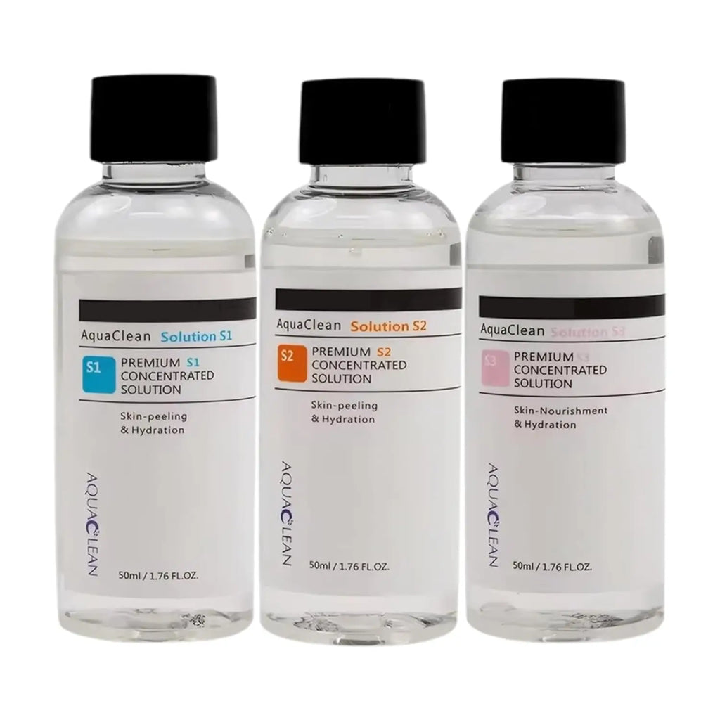 Aqua Peeling Concentrate Solution Set (S1-S3) — Machine Accessory, Facial Treatment | Beautifully Within