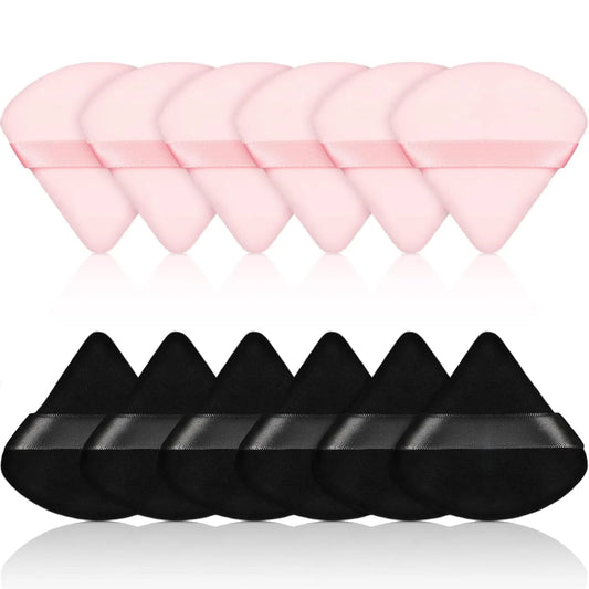Powder Puff Set (12pcs) – Triangle Makeup Sponges