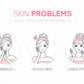 Sakura Skincare Set – Cleanser, Serum, Cream & Eye Care