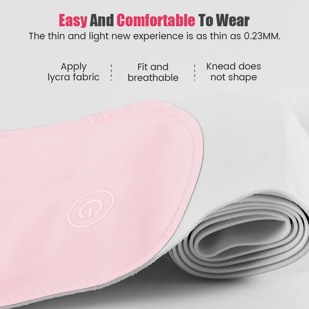 Heated Waist Massage Belt – Menstrual Pain Relief Device