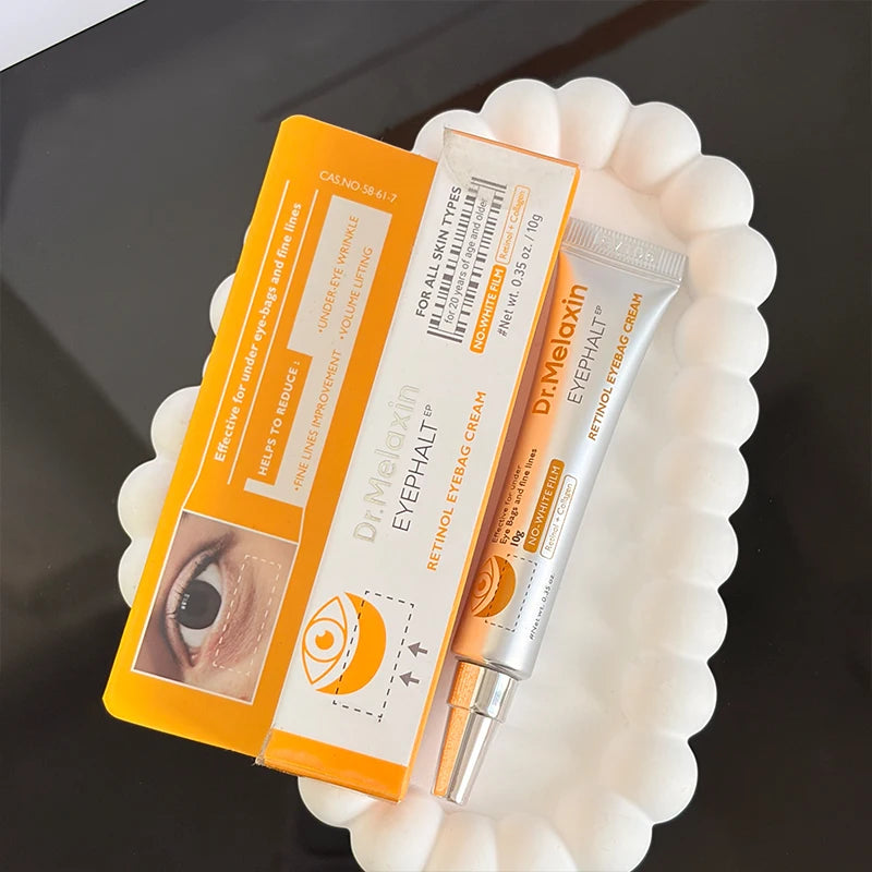 Dr Melaxin Rice Water Exfoliating Moisturizing Eye Cream For Tear Troughs