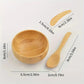 Mini Bamboo Mixing Bowl Set – DIY Face Mask Tools