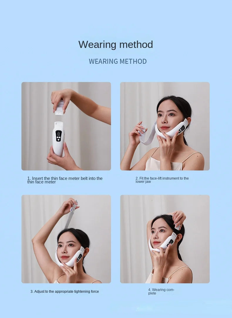 Skin Care EMS Electric Facial Massager Face Slimming Machine V Line Shaper Chin Cheek Lifting Firming Equipment Beauty Tools