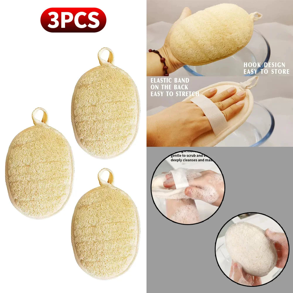Loofah Sponge Bath Towel — Bath Linen, Self-Care | Beautifully Within