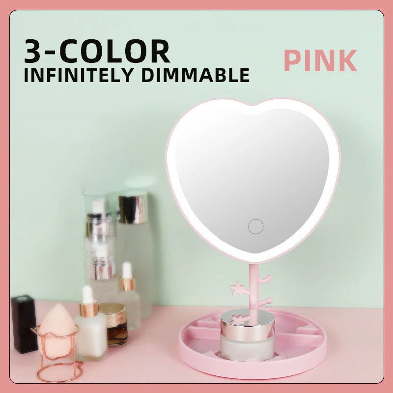 Portable LED Makeup Mirror Compact