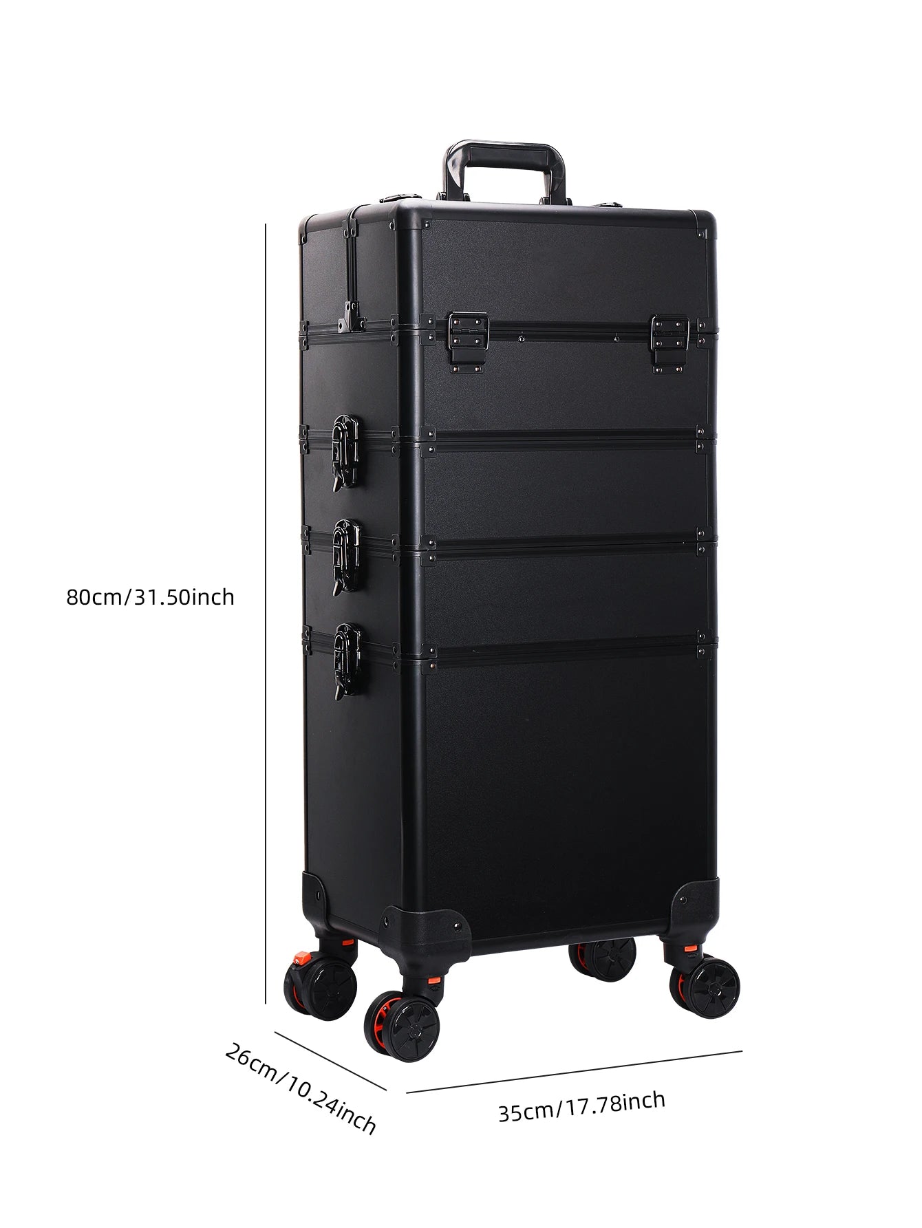 Rolling Makeup Trolley Case – Professional 4-in-1