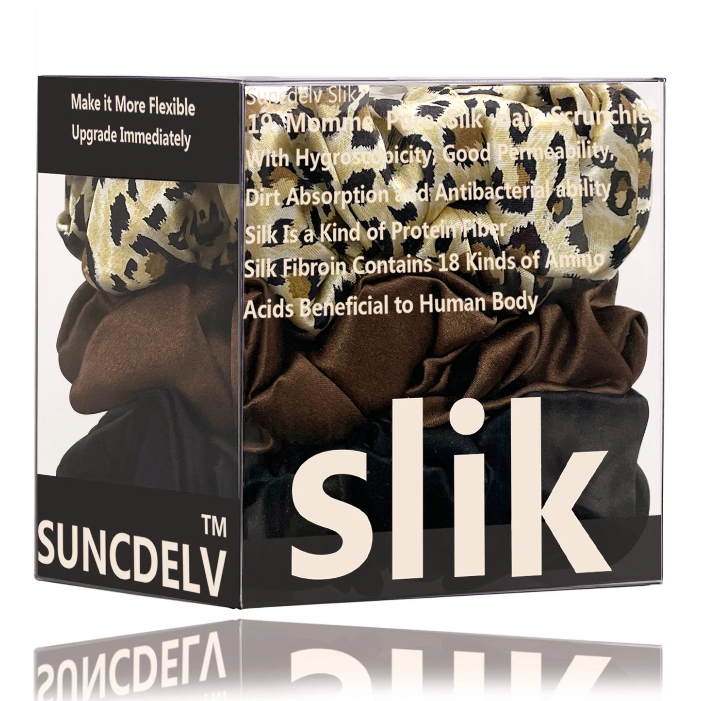 3-Piece Silk Scrunchies – Pure Mulberry Hair Ties