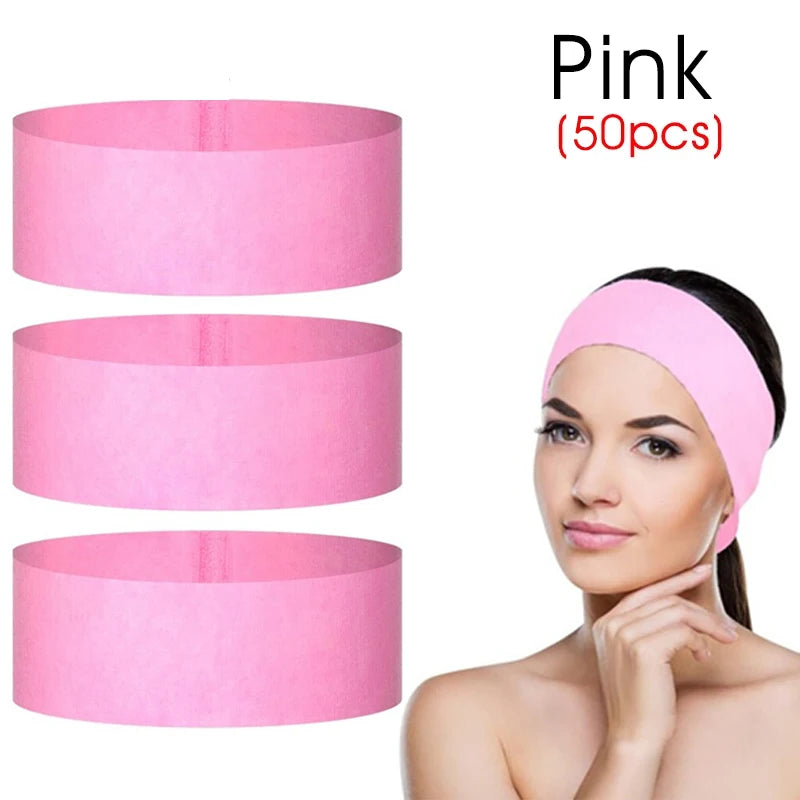Disposable Spa Facial Headbands — Spa Accessory, Skincare | Beautifully Within