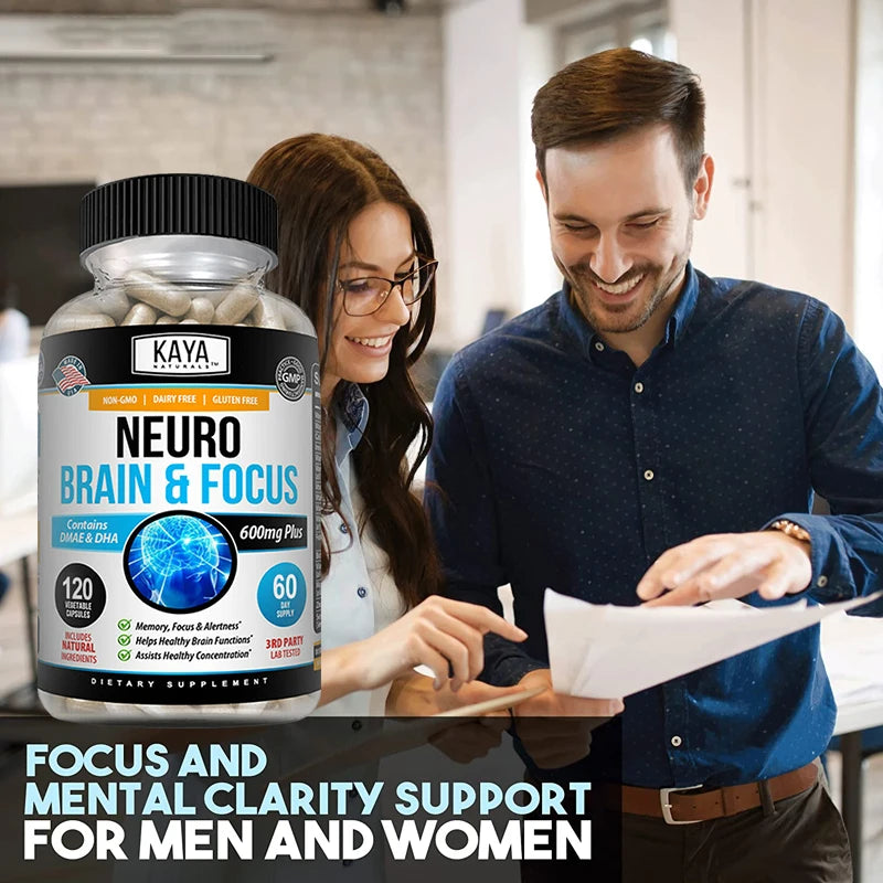 Neuro Brain & Focus Supplement – Memory, Clarity & Cognitive Support