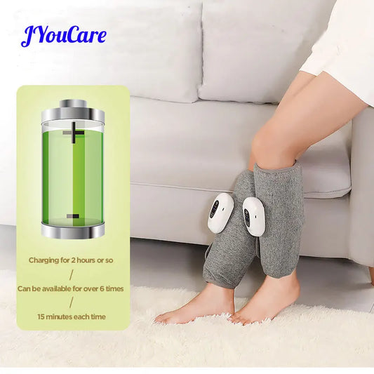 JYouCare 360° Air Pressure Leg Massager – Heat Compression & Circulation