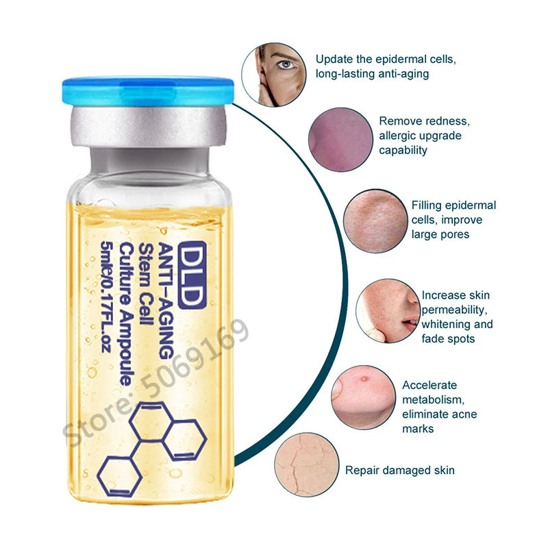 Korean Hyaluronic Acid Serum Ampoule Kit – Vitamin C Brightening Care