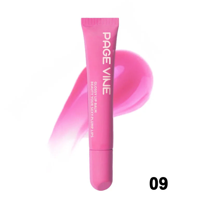 12 Colors Mirror Lip Gloss – Plumping Moisturizing Oil