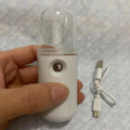 Mini Rechargeable Nano Facial Steamer Portable Humidifier Cold Steam Spray