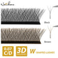 NATUHANA 5 Cases Eyelash Extensions – W-Shape Volume
