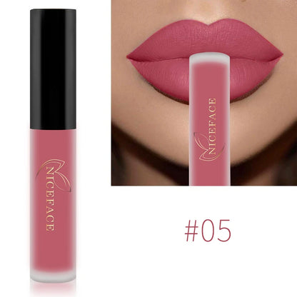Niceface Lip Gloss – Waterproof Matte Liquid Lipstick