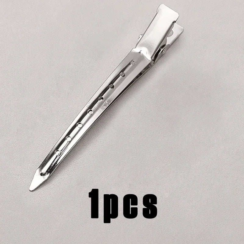 Hair Care Clips Stainless Steel Hairdress Section Headwear DIY Metal Hairpin Girls Duckbill Partition Positioning Hair Pins