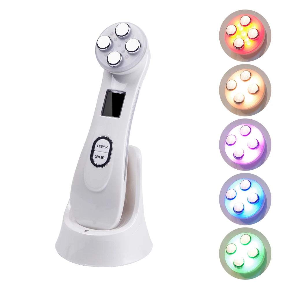 EMS Microcurrent Face Lifting Machine Led Photon Rejuvenation Facial Massager