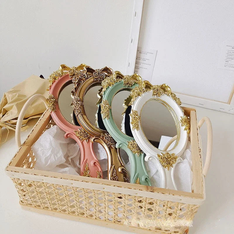Vintage Handheld Vanity Mirror — Gift Idea, Handheld Mirror | Beautifully Within