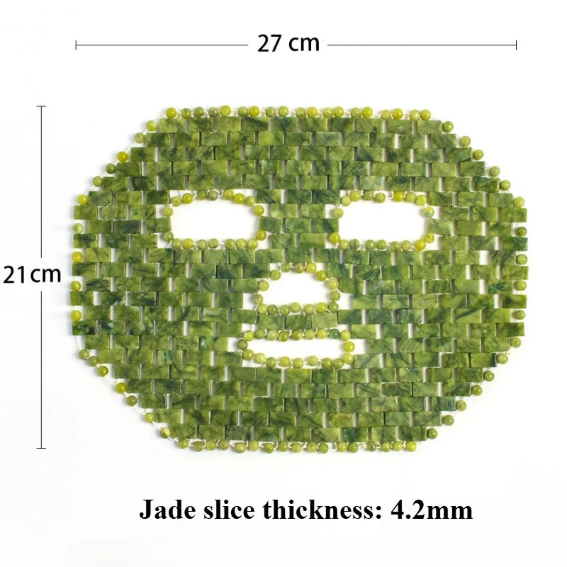 Natural Jade Facial Mask & Eye Cover