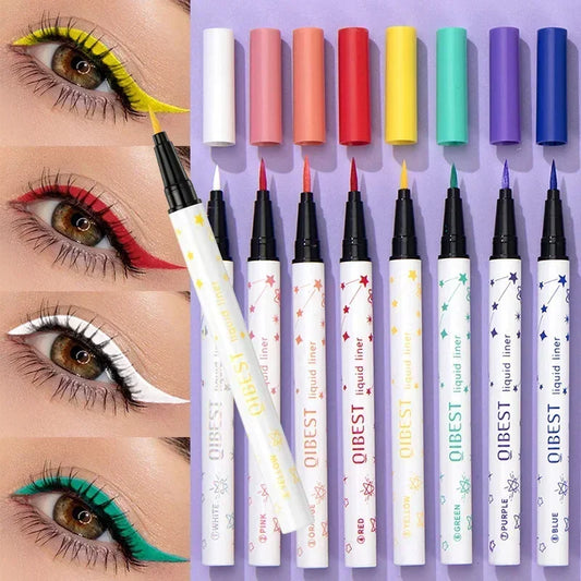 Quick Dry Eyeliner Pen – Waterproof Colorful Makeup