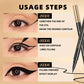 QIBEST Black Liquid Eyeliner – Waterproof, Long-Lasting, Quick Dry