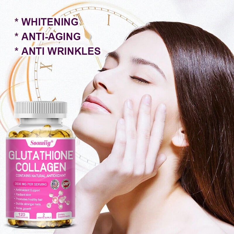 Collagen + Glutathione – Skin, Hair & Nail Support