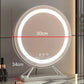 Lighted Vanity Makeup Mirror with Lights 3 Color Lighting Modes with 15X Magnification Mirror Smart Touch Control 360°Rotation