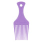 Wide Tooth Afro Pick Comb – Plastic Curly Hair Styling Tool
