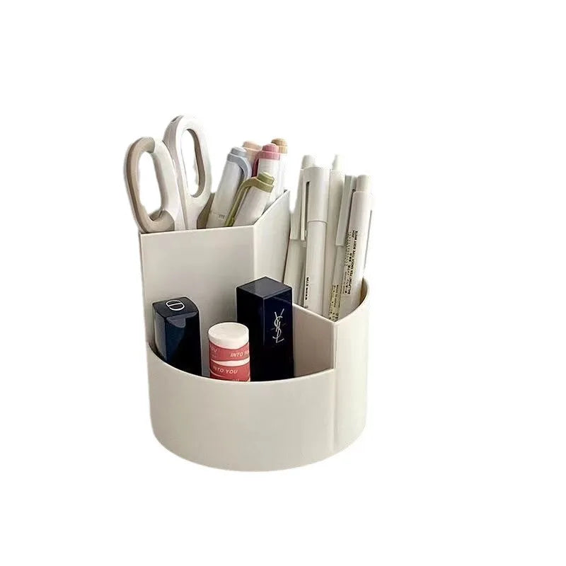 360° Rotating Brush Holder – Vanity Makeup Organizer