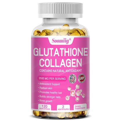 Collagen + Glutathione – Skin, Hair & Nail Support