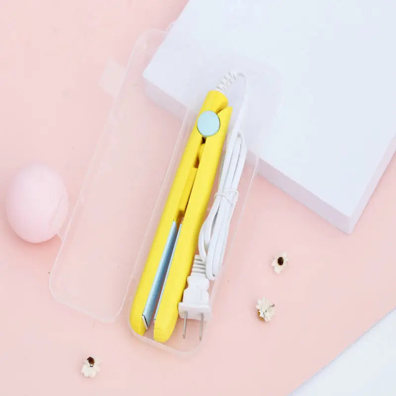 2-in-1 Hair Styler – Ceramic Straightener & Curling Comb