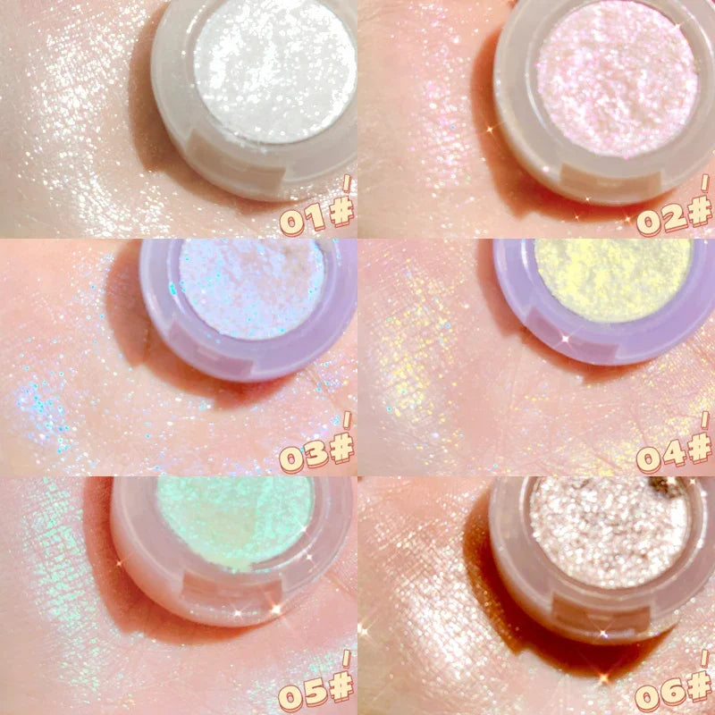 Peach Highlighter & Glitter Eyeshadow