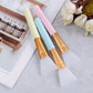Professional Face Mask Brush – Wooden Handle Tool