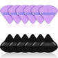 12 Pieces Powder Puff Triangle Face Makeup Cosmetic for Loose Powder Soft Body Washable Reusable Foundation Sponge Mineral Wet D
