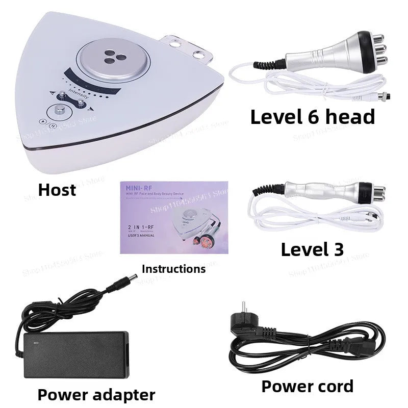 Bipolar RF Beauty Device For Facial And Body Skin Tightening Hot Compress