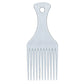 Wide Tooth Afro Pick Comb – Plastic Curly Hair Styling Tool
