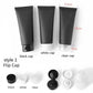 Empty Matte Black Tubes – 100ml Cosmetic Squeeze Bottles