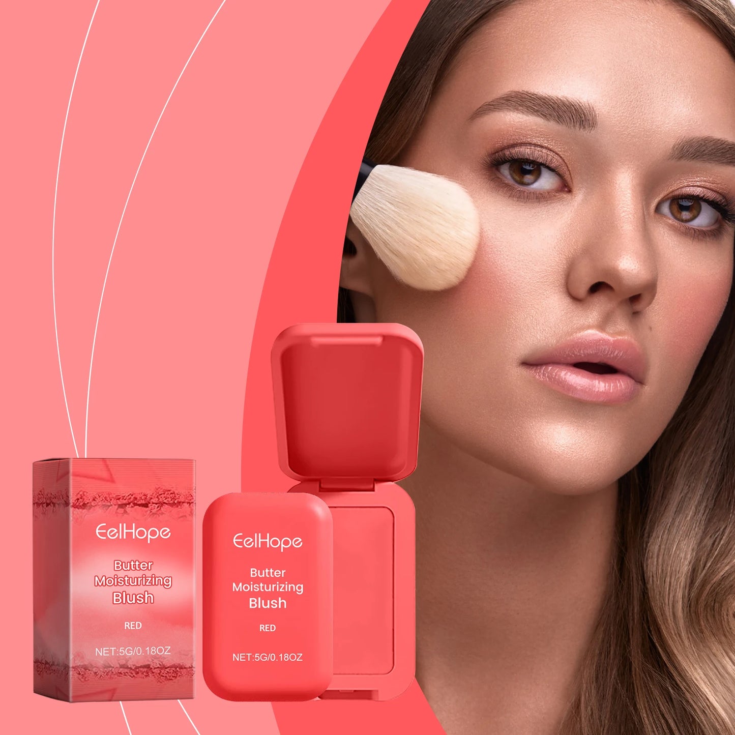 Beauty Butter Cream Blush – Matte Moisturizing Cheek Powder