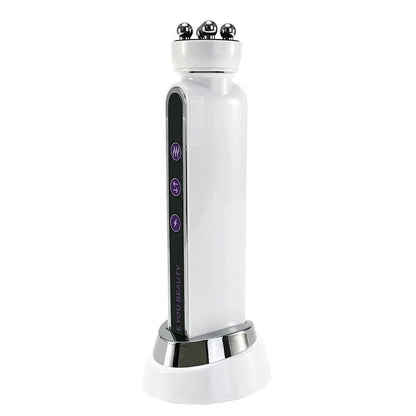 EMS Microcurrent Facial Heating Body Eye RF Face Lift Pulling Electric Rotating Roller Massage Beauty Device