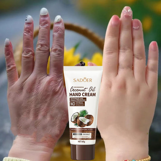 Sadoer Coconut Oil Hand Cream – Repair Dry & Cracked Skin 60g